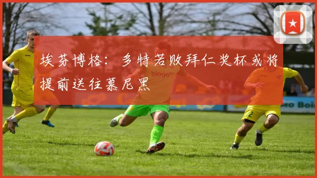 埃芬博格：多特若败拜仁奖杯或将提前送往慕尼黑